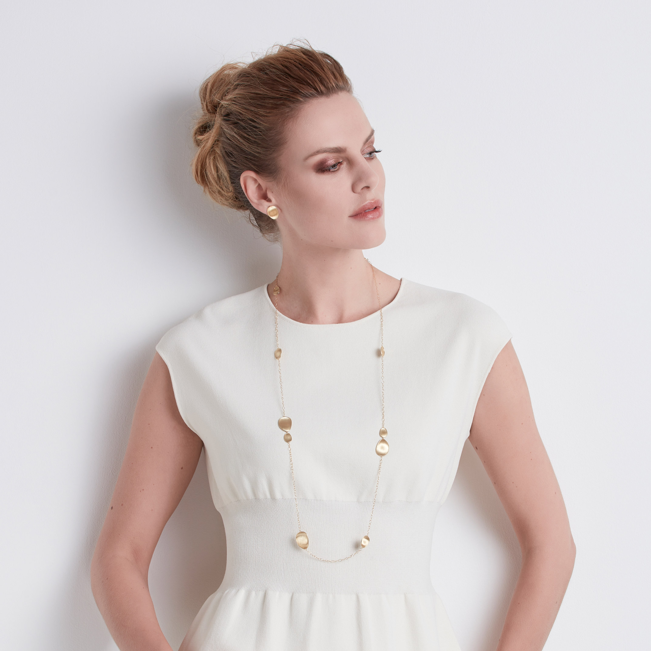 Lunaria Yellow Gold Chain Necklace Marco Bicego Birks